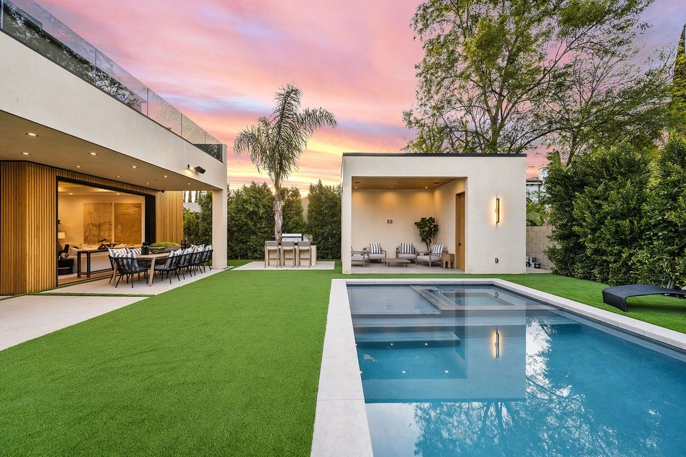 luxury home with pool