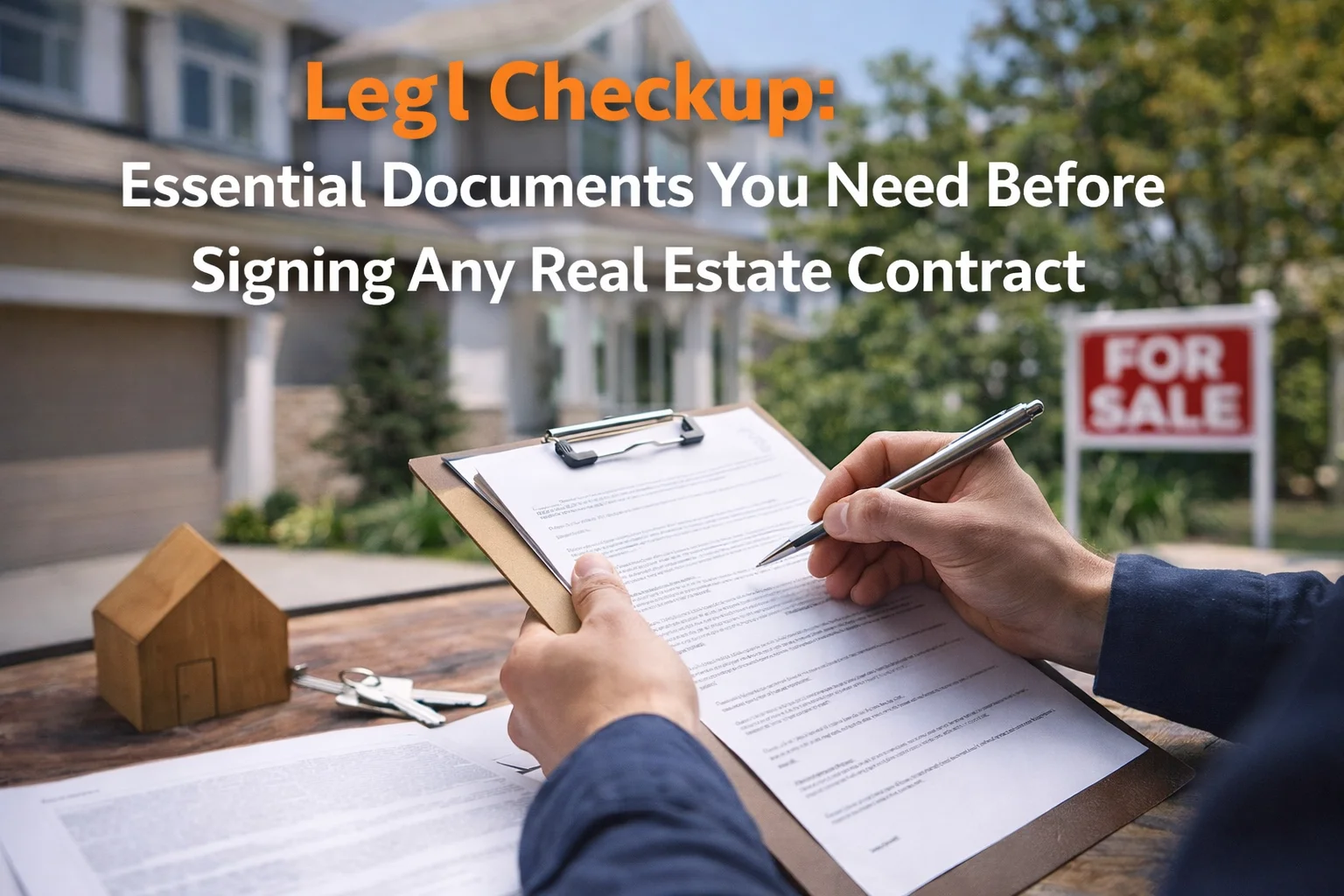 essential documents you need for real estate