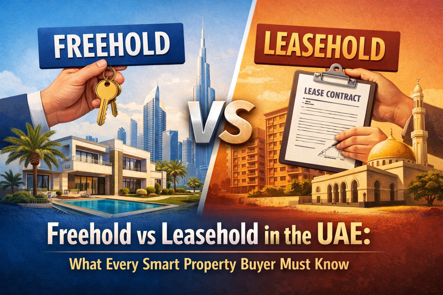 Freehold vs Leasehold in the UAE